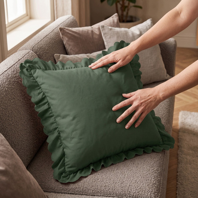 Poszewka 40 x 40 z Falbaną Luxury Jowita 05