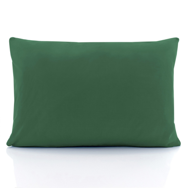 Cotton pillowcase 40 x 60 Solid Ola Bottle green