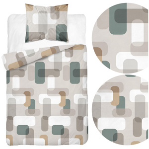 Bedding 140 x 200 2pc Asti Satin Cotton 5487A