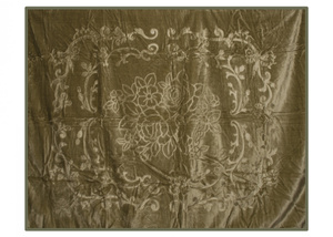 Stamped Acrylic Blanket A-021 Olive 160x210