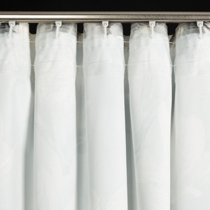 Curtain 140 x 300 Decorative Flex Sandy Steel+Silver