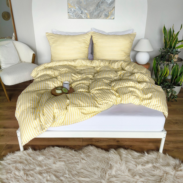 Pościel 160 x 200 3cz Mikrofibra w Pasy Eusebia Home 11