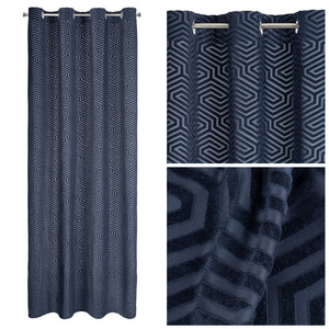 Curtain 140 x 250 Decorative Velvet Inga Pomegranate