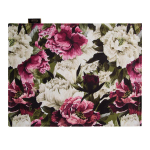 30 x 40 4pc Decorative Velvet3 Napkin Olive+Pink