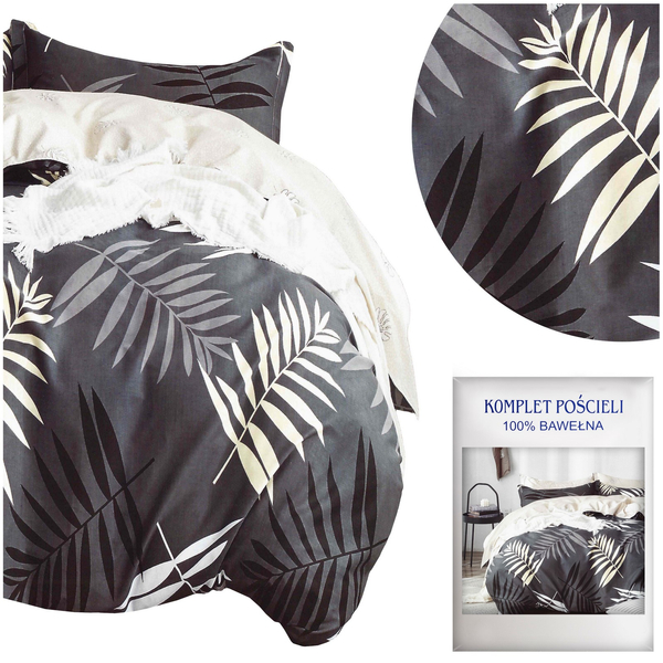 Pościel Satyna Bawełniana nr A1297 160x200NP 3 części