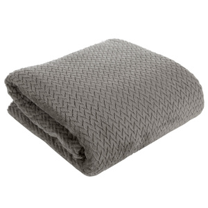Blanket 150 x 200 Microfiber Design Cindy3 Graphite