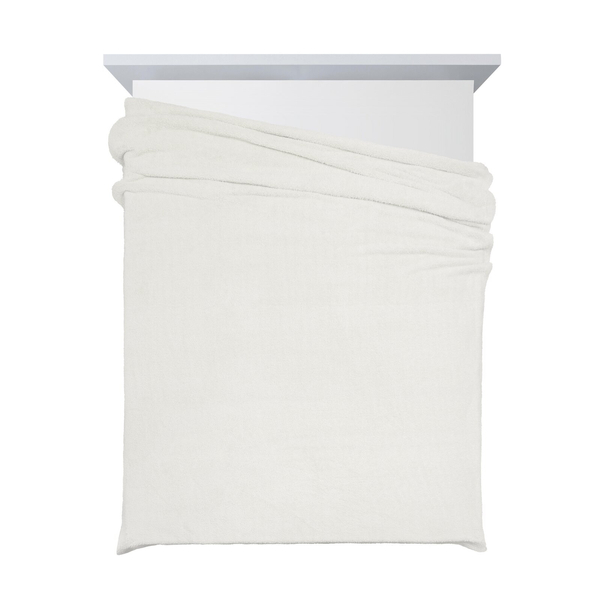 Blanket 70 x 160 Microfiber Lamb Lori White