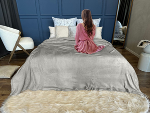 Blanket 200 x 220 Microfiber Solid Juana 04