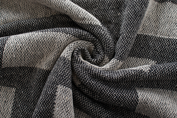 Koc 150 x 200 Bawełniany Boho Aredo 11 Czarny