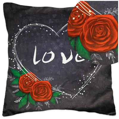 Poszewka 40 x 40 Dekoracyjna Heart Velvet 06