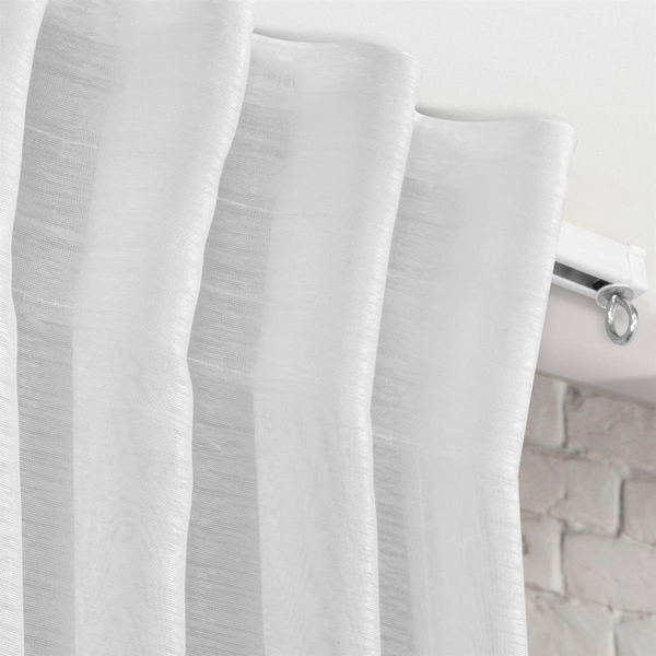 Belissa Decorative Curtain 140 x 300 Tape White