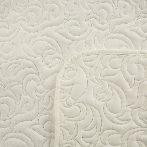 Narzuta 200 x 220 Pikowana Dekoracyjna Len4 Krem