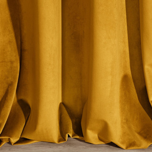 Curtain 140 x 250 Ready Decorative Villa1 Mustard