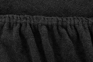 Prześcieradło Frotte z Gumką 002_D Czarny 120x200