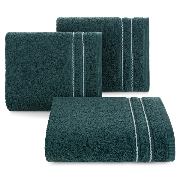 70 x 140 Terry Bath Towel Emina 10 Turquoise