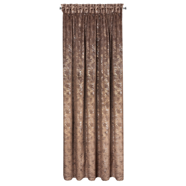 Zasłona 135 x 270 Dekoracyjna Welwet Tulia Brąz