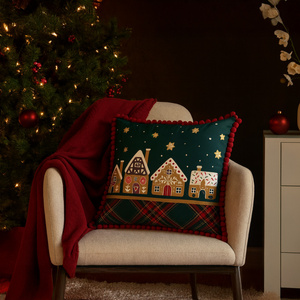Christmas pillowcase 45 x 45 Christmas Panama 5379A