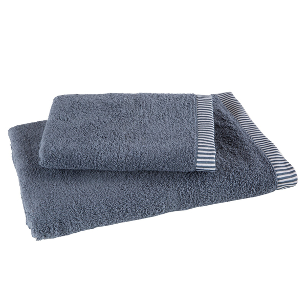 Set of Towels 2 pcs Kos 50x90 70x140 Graphite
