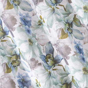 Bella Decorative Curtain 140 x 250 Blue