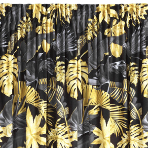 Zasłona 140 x 270 Dekoracyjna Welwetowa Bler Cz+Mu