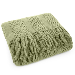 Koc 130 x 170 Akrylowy Akryl1 J. Zieleń