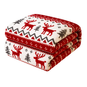 Koc 200 x 220 Mikrofibra Świąteczna Donato 10