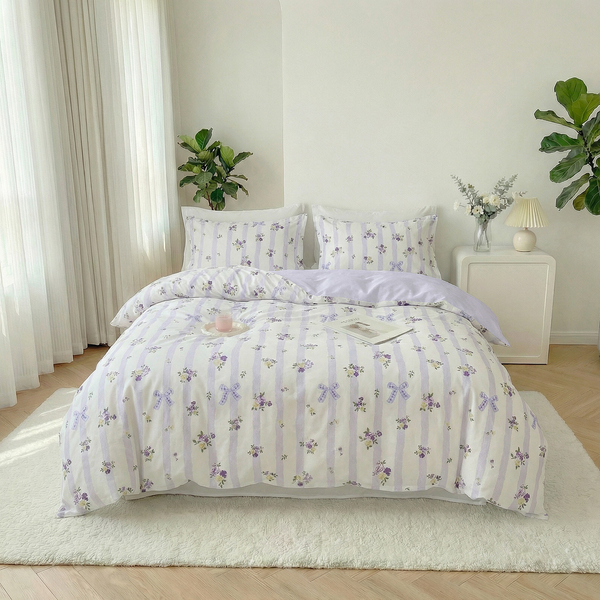 Pościel 160 x 200 3cz Satyna Bawełniana Aurela 02