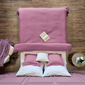 Narzuta 170 x 210 Pikowana Z Falbaną Celia 06