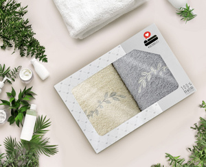 Komplet Ręczników 2szt. 50x100 Luba 08