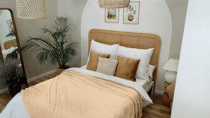 Blanket 160 x 200 Microfiber Embossed Plush Ala 3D Circle 07