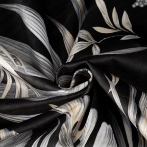 Curtain 140 x 250 Decorative Velvet Magi Black+Beige