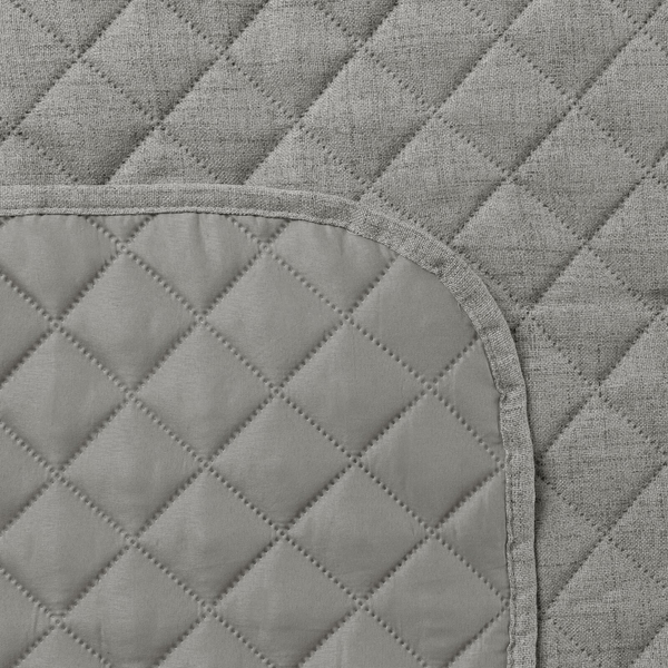 Bedspread 70 x 160 Quilted Len1 Steel