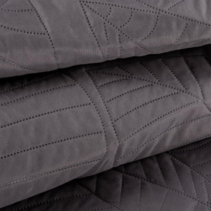 Bedspread 220 x 240 Quilted Decorative Boni6 Graphite