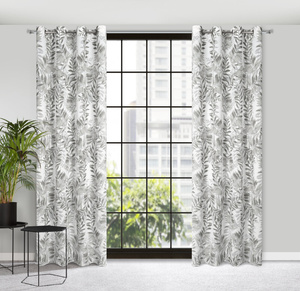 Curtain 140 x 250 Decorative Hariet Cream+Grey