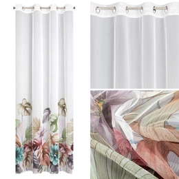 Zasłona 140 x 250 Dekoracyjna Przel Nikola B+Ziel