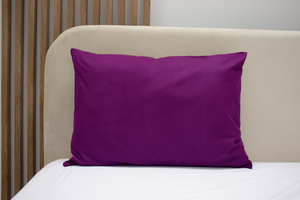 Cotton pillowcase 50 x 70 Uniform Ola Plum Purple