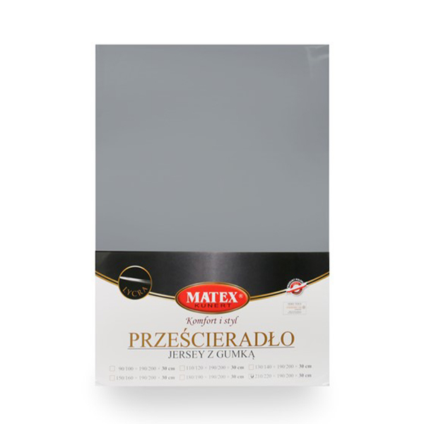 Prześcieradło 190 x 200 z Gumką Jersey z LYCRĄ 44