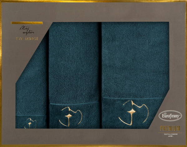 Komplet Ręczników 3 szt. Eva Minge GAJA C.Zieleń