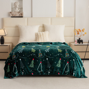 Koc 160 x 200 Mikrofibra Świąteczna Donato 09