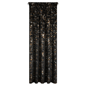 Curtain 140 x 270 Velvet Tape Dori Black
