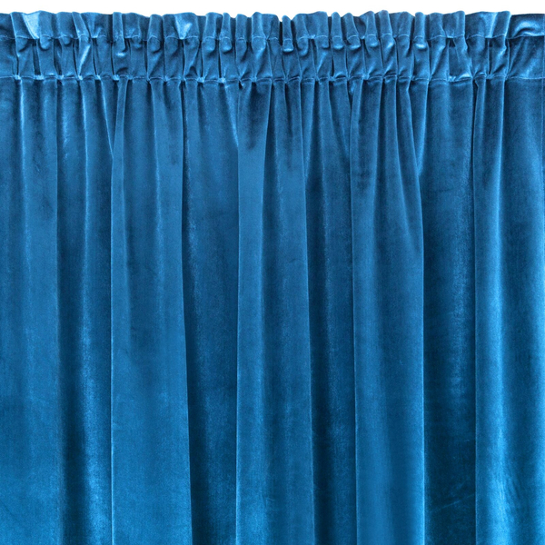 Zasłona 140 x 270 Dekoracyjna Samanta Granat Taśma