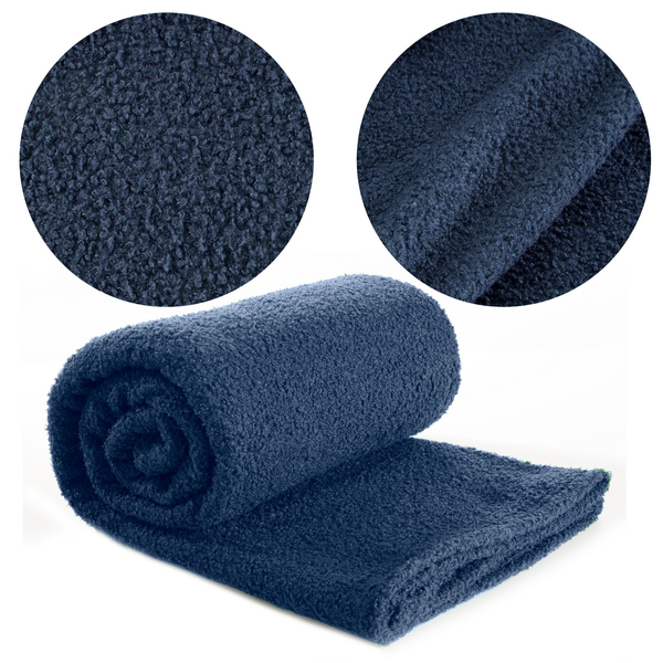 Blanket 70 x 160 Microfiber Boucle Bukla Pomegranate