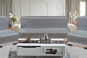 Quilted Bedspread 7082 Velvet Grey1 220x240