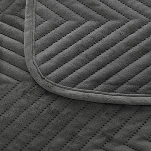 Bedspread 220 x 240 Herringbone Velvet Caden 03