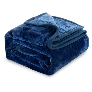 Blanket 160 x 200 Acrylic Solid Warm Yasemin 09