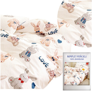 Bedding 140 x 200 2pcs Cotton Satin No. A1788
