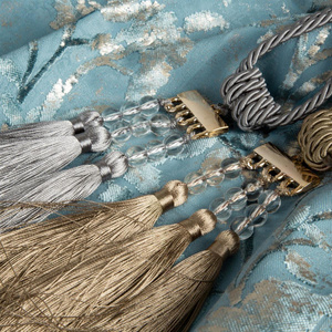 Decorative Cord for Curtains 66 x 30 Nora C. Turquoise