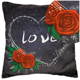Poszewka 40 x 40 Dekoracyjna Heart Velvet 06