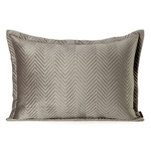 Poszewka 50 x 70 Dekoracyjna Welwet Sofia Brąz