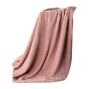Blanket 200 x 220 Microfiber Design Cindy4 Pink